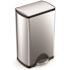 Simplehuman Simplehuman Rectangular 10 Gallon/38 Liter Stainless Steel Trash Can With Lid