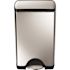 Simplehuman Simplehuman Rectangular 10 Gallon/38 Liter Stainless Steel Trash Can With Lid
