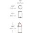 Simplehuman Simplehuman Mini Round 1.2 Gallon/4.5 Liter Polished Stainless Steel Trash Can