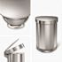 Simplehuman Simplehuman Semiround Hands Free Step Can 60l/15.8 Gal Brushed Stainless Steel