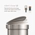 Simplehuman Simplehuman Semiround Hands Free Step Can 60l/15.8 Gal Brushed Stainless Steel