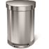 Simplehuman Simplehuman Semiround Hands Free Step Can 60l/15.8 Gal Brushed Stainless Steel