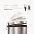 Simplehuman Simplehuman Round Step Trash Can 30l/8gal Brushed Stainless Steel