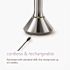 Simplehuman Simplehuman 8" Round Sensor Tabletop Mount Makeup Mirror Touch-Control Dual Lght