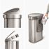 Simplehuman Simplehuman Semi-Round Automatic Sensor Trash Can 45l/12gal Brushed Ss