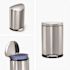Simplehuman Simplehuman Small Semi-Round Bathroom Step Trash Can 10l/2.6 Gal Brushed Ss