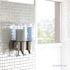 Simplehuman Simplehuman Double Wall Mount Shower Pump 2x15 Fl.oz Shampoo/soap Dispensers Ss
