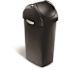 Simplehuman Simplehuman 16 Gallon/60 Liter Swing Lid Trash Can Black Plastic