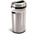 Simplehuman Simplehuman Open-Top 15.9 Gallon/60 Liter Stainless Steel Touchless Trash Can