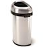 Simplehuman Simplehuman Open-Top 15.9 Gallon/60 Liter Stainless Steel Touchless Trash Can