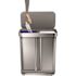 Simplehuman Simplehuman 15.3 Gallon/58 Liter Rectangular Recycler -Brushed Stainless Steel