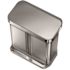 Simplehuman Simplehuman 15.3 Gallon/58 Liter Rectangular Recycler -Brushed Stainless Steel