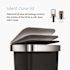 Simplehuman Simplehuman Rectangular Step Trash Can 45l/12gal Black Plastic