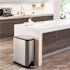 Simplehuman Simplehuman Butterfly Lid Slim Step Trash Cans 45l/11.9 Gal Brushed Ss