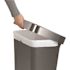 Simplehuman Simplehuman Rectangular Step Trash Can 45l/12gal Grey Plastic