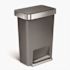 Simplehuman Simplehuman Rectangular Step Trash Can 45l/12gal Grey Plastic