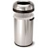 Simplehuman Simplehuman Open-Top 21.1 Gallon/80 Liter Stainless Steel Trashcan With Lid