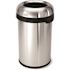 Simplehuman Simplehuman Open-Top 21.1 Gallon/80 Liter Stainless Steel Trashcan With Lid