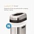 Simplehuman Code N Custom Fit Drawstring Trash Bags (White) (200-Case)