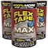 Flex Seal Flex Seal Max Strong Rubberized Waterproof Tape, Black, 8" X 25', Case Of 3