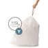Simplehuman Code Y Custom Fit Drawstring Bag And Dispenser (White) (200-Case)