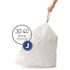 Simplehuman Code J Custom Fit Drawstring Trash Bag And Dispenser (White) (240-Case)
