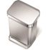 Simplehuman Simplehuman 11.9 Gallon/45 Liter Rectangular Trash Can -Brushed Stainless Steel