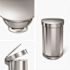 Simplehuman Simplehuman Semiround Hands Free Step Can 45l/12 Gal Brushed Stainless Steel