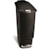 Simplehuman Simplehuman 40 Liter / 10.6 Gallon Slim Plastic Kitchen Step Trash Can Black