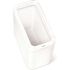 Simplehuman Simplehuman 6.6 Gallon/25 Liter Slim Open Can White Steel