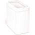 Simplehuman Simplehuman 6.6 Gallon/25 Liter Slim Open Can White Steel