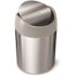 Simplehuman Simplehuman 0.4 Gallon/1.5 Liter Mini Trash Can Brushed Stainless Steel