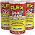Flex Seal Flex Seal Duct Tape, White, 7.5" X 20', Case Of 3