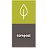 Simplehuman Simplehuman Recycling Magnetic Labels -Compost - 4" X 8"