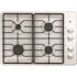 Ge GE 30" Built-In Gas Cooktop With Dishwasher-Safe Grates Jgp3030dlww