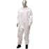 Ambishield Microporous Coverall Zip Front Elast Wrist/ankles 2x White Case Of 25