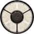Lithonia Lighting Compact PRO Industrial LED Round High Bay, Glossy Black