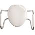 Bemis Assurance Clean Shield Round 3" Raised Premium Plastic Toilet Seat White