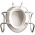 Bemis Assurance Clean Shield Round 3" Raised Premium Plastic Toilet Seat White