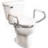 Bemis Assurance Clean Shield Round 3" Raised Premium Plastic Toilet Seat White
