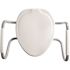 Bemis Assurance Clean Shield Round 3" Raised Premium Plastic Toilet Seat White