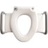 Bemis Rise With Dual Lock 4.5" Raised Toilet Seat Plus Support Arms