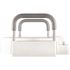 Bemis Rise With Dual Lock 4.5" Raised Toilet Seat Plus Support Arms