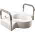 Bemis Rise With Dual Lock 4.5" Raised Toilet Seat Plus Support Arms