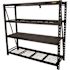 Dewalt 6-Foot Tall Black Frame 4 Shelf Industrial Storage Rack