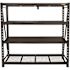 Dewalt 6-Foot Tall Black Frame 4 Shelf Industrial Storage Rack