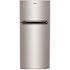 Whirlpool 28-Inch Wide Top-Freezer Refrigerator 16.3 Cu. Ft. Flexi Slide, Silver