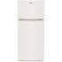 Whirlpool 28-Inch Wide Top-Freezer Refrigerator 16.3 Cu. Ft. Flexi Slide, White