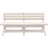 Grosfillex Westport Folding Bench White