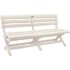 Grosfillex Westport Folding Bench White